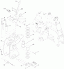 Zubehör 25432 - Toro Heavy Duty Backhoe 125, RT600 Traction Unit (SN: 313000001 - 313999999) (2013) Ersatzteile PIVOT FRAME ASSEMBLY