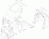 Compact Utility Loaders 22307 - Toro Dingo TX 425 Wide Track Compact Utility Loader (SN: 240000901 - 240999999) (2004) Ersatzteile HOOD ASSEMBLY