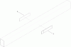 Zubehör 25456 - Toro 48in Rock Boom, RT1200 Trencher Ersatzteile 4 FOOT RESTRAINT BAR AND DECAL ASSEMBLY NO. 130-8430