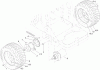 Compact Utility Loaders 22317 - Toro Dingo 220 Compact Utility Loader (SN: 312000001 - 312999999) (2012) Ersatzteile REAR WHEEL ASSEMBLY