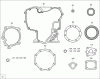 Compact Utility Loaders 22323 - Toro Dingo TX 525 Compact Utility Loader (SN: 314000001 - 314999999) (2014) Ersatzteile LOWER ENGINE GASKET KIT