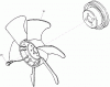 Compact Utility Loaders 22324 - Toro Dingo TX 525 Wide Track Compact Utility Loader (SN: 290000501 - 290999999) (2009) Ersatzteile FAN ASSEMBLY