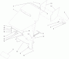 Compact Utility Loaders 22324 - Toro Dingo TX 525 Wide Track Compact Utility Loader (SN: 312000001 - 312999999) (2012) Ersatzteile HOOD ASSEMBLY